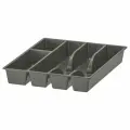 SMACKER Лоток для столовых приборов IKEA, серый, 31x26 см (40367718)