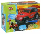 Конструктор Машина Внедорожник в коробке со светом, звуком