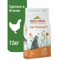 Almo Nature Для взрослых кошек с курицей и коричневым рисом, Adult Cat Chicken&Rice 12кг