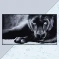 Этель Полотенце махровое Этель «Пантера» 70×130 см, 100% хлопок, 420 г/м², чёрно-белое