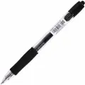 Упаковка 12 шт. Ручка гелевая автоматическая с грипом PILOT G-2, черная, корпус прозрачный, узел 0,5 мм, линия письма 0,3 мм, BL-G2-5