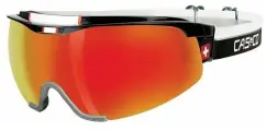 CASCO Визор для беговых лыж CASCO Spirit Carbonic (Black-Red SWISS Edition, L)