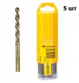 Сверло DEWALT, по металлу, 11х142х91 мм, 5 шт, DT4945