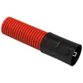 Труба гофрированная двустенная ПНД d90 с муфтой красн. (уп.50м) ИЭК CTG12-090-K04-050-R, 1УП.50 м