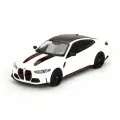 Машинка MINI GT 1/64 BMW M4 CSL Alpine White RHD Diecast Scale Model Car