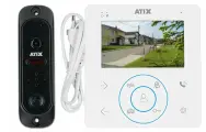 Комплект видеодомофона AT-I-K410C, вызывная панель, встроенный БУЗ, электромеханический замок, с ИК подсветкой