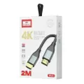 Кабель HDMI Earldom W25, 4K UltraHD, 3D, 2 м, черный