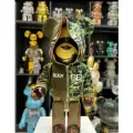 Игрушка Bearbrick A Bathing Ape, 1000%, пластик, высота 70 см, цвет хаки