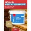 Герметик Neomid для дерева, акриловый, межшовный, тепловлагоизоляционный, теплый шов, сосна, 15 кг