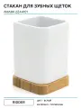 Стакан для зубных щеток Ridder Amara 2244101 Белый