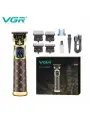 Триммер для волос VGR V-942, универсальный, дисплей, 2 скорости, коричневый