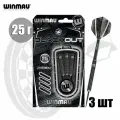 Дротики для дартс профессиональные Winmau Blackout 25 г, вольфрам (2426)