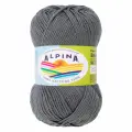 Пряжа ALPINA BABY SUPER SOFT 50% хлопок, 50% бамбук 10 шт. х 50 г 150 м №11 серый