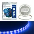 Cветодиодная LED лента 60SMD(2835)/м, 4.8 Вт/м, 5м, IP65, 12V, синий Feron LS604 27677