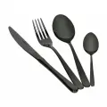 Набор столовых приборов Zwieger матовый черный, 24 предм.