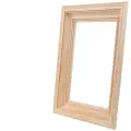Рама багетная 30х40 см, шир. 60 мм, из сосны, натуральное дерево, С 6 + комплект крепежа