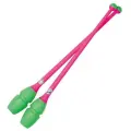 Булавы резиновые Chacott (410 мм, 443 Зелёный*Розовый)