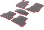 Автомобильные коврики EVA/Эва для - Kia Magentis I 2000 - 2005 Серый/красный Prime-Avto