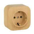 Legrand Quteo Сосна Розетка с заземлением 782271