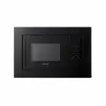 Встраиваемая микроволновая печь Leran BMO 500B, нержавеющая сталь, 1250Вт, 20л, черная