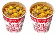 Суп-лапша быстрого приготовления Cup Noodle - 2 штуки в наборе со вкусом креветки и соевым соусом, Nissin Co, Ltd, Япония