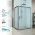 Душевой уголок GWMPKB019R 100x180 см, цвет фурнитуры хром матовый, стекло матовое закаленное 6 мм