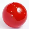 Профессиональный мяч для художественной гимнастики Chacott Practice Gym Ball 17 см, цвет красный 052 Red