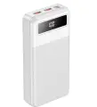 Внешний аккумулятор TFN 20000mAh Porta LCD PD 22.5W белый TFN, TFN-PB-312-WH