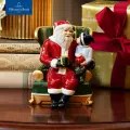 Фигурка новогодняя Дед Мороз на кресле 15 см, Christmas Toy's, Villeroy & Boch, Премиум-Фарфор