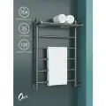 Полотенцесушитель Водяной Onix, модель Classic Plus Grafit Right 500x800, Лесенка с боковым подключением справа, Графит, полный комплект