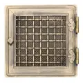 Решетка Стильная червл. золото, 24х24см ( stylowa ZŁOTA PATYNA) посадочный 21х21см