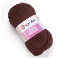 Пряжа YarnArt 'Flowers Unicolor' 50гр 200м (55% хлопок, 45% полиакрил) (766 коричневый), 5 шт