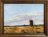 Репродукция картины И. И. Шишкин Мельница в поле 43х34