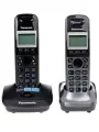 Радиотелефон Panasonic KX-TG2512RU2, темно-серый, серый 2трубки, 50м, 300м, АОН, книга 50 номеров