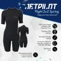 Гидрокостюм женский короткий Jetpilot Flight 2x2 S/S Spring wms черный без рук без ног из неопрена толщина 2 мм размер XXL (2206706)
