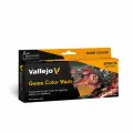 Набор акриловых красок Vallejo серии Game Color - Wash 72190, проливка, 8 шт по 18 мл