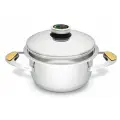 Кастрюля Zepter Z-2030, нержавеющая сталь, 3 л, для всех видов плит, с термоконтролером