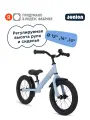 Детский беговел Junion Weisy 12’’, регулировка сиденья, звоночек, голубой
