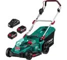 Бесщеточная газонокосилка ЗУБР 36 В, 4 А*ч, 2 АКБ и ЗУ ГКЛ-3736-42