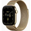 Умные часы Apple Watch Series 12, 42 мм, GPS + Cellular, Titanium, One Size (130-180), Radiant gold/Radiant gold milanese loop