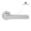 Дверная ручка на розетке PORTA DI PARMA Chic полированный хром