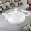 Чайник заварочный Wilmax, 800 мл, фарфор, белый