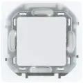 Переключатель одноклавишный IP44 (Белый) 10AX, 250В, Legrand INSPIRIA (комплект 10шт)