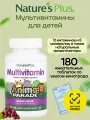 NaturesPlus Animal Parade Multivitamin chewable 180 tabs Натура Плюс Мультивитамины для детей 180 жевательных таблеток