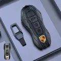 Металлический чехол для ключа PORSCHE A черный (GJ030)