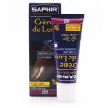 Saphir крем Крем Creme de Luxe 01 black 1 шт. 75 мл черный