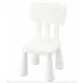 Детский стул маммут икеа (MAMMUT IKEA), 39х36х67 см, белый