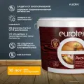 Защитно-декоративное покрытие EUROTEX аквалазурь (ваниль / 9кг)