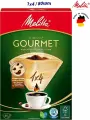 Фильтры бумажные для заваривания кофе 1х4/80 гурме, коричневые MELITTA