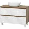 Тумба под раковину Brevita Dakota, белая
